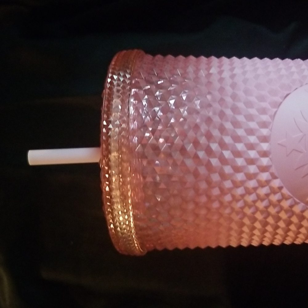 Starbucks pink tumbler sz. 24oz - Picture 3 of 10